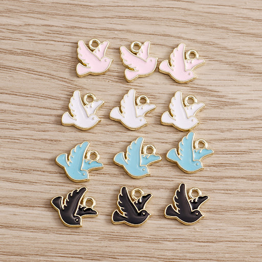 Title 6, Cartoon Fashion Alloy Peace Dove Pendant. Wear ...