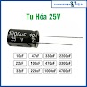 Tụ Hóa Phân Cực 25V Đủ Giá Trị