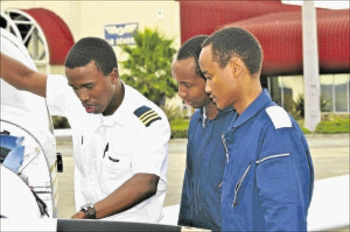 FUTURE IN THE SKIES: Boeing is to start a programme to train air crew.