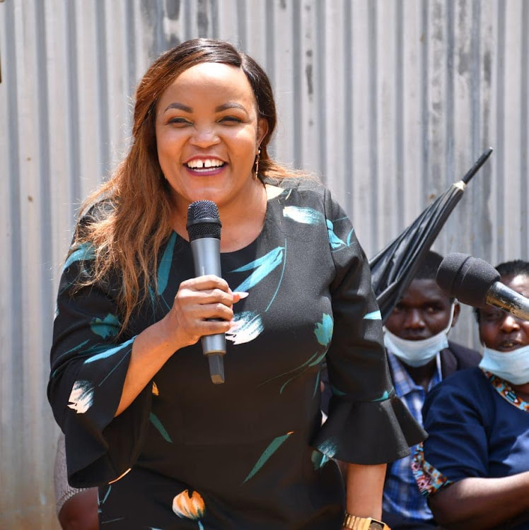 Kirinyaga county woman rep Wangui Ngirici