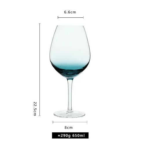 Title 5, Modern Art Crystal Glass Ice Crack Goblet for E...