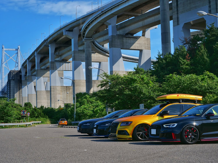 Q5のTEAM まーむーよー・法定速度キャノンボール💨・ヒメリスタ・与島nation・仁義なきバブリング💥に関するカスタム事例の投稿画像87枚目