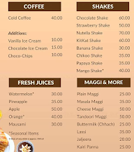 AG Foods And Beverages menu 1