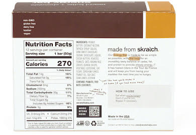 Skratch Labs Sport Fuel Energy Bars - Peanut Butter and Chocolate, Box of 12 alternate image 4