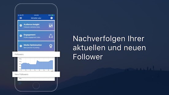 Followers & Unfollowers Analytics für Instagram Screenshot