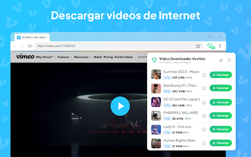 Video Downloader VeeVee - Descargador de videos