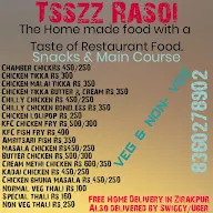 TSSZZ Rasoi menu 1