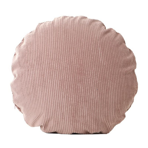 Title 5, Pinstripe corduroy round cushion provides comfo...