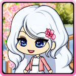 Cherry-blossom Pretty girl Apk