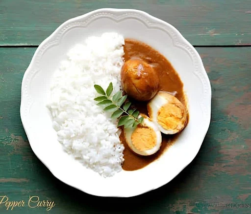 Egg Curry With Rice