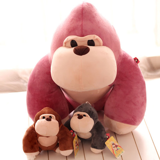 Title 1, Cute Creative Gorilla Plush Doll, King Kong Mon...