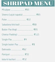 Shripad menu 1