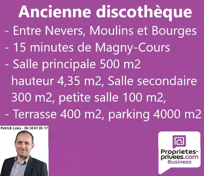 Vente locaux professionnels  1000 m² à Magny-Cours (58470), 135 000 €