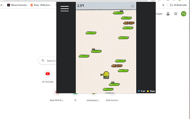 Doodle Jump Officialin Chrome with by OffiDocs