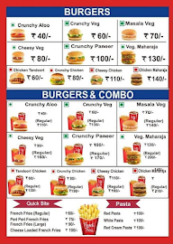 The Zing Burger menu 3