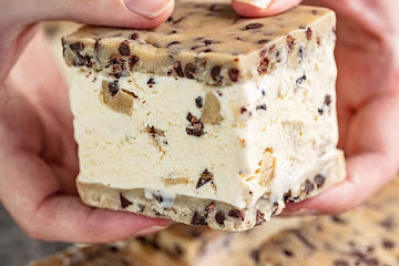 Chocolate Chip Cookie Dough Ice Cream Sandwiches