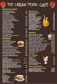 The Urban Pendu Cafe menu 3