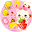 Strawberry Kitty Cartoon Keyboard Theme Download on Windows