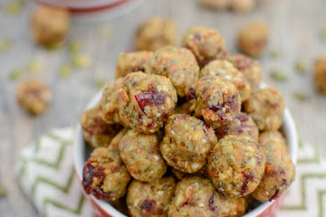 Cranberry Ginger Energy Bites