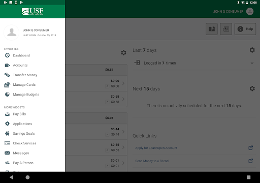 USF FCU Mobile Banking