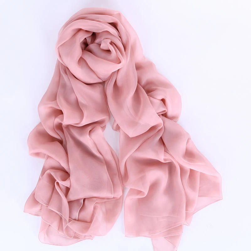 Dunne, veelzijdige effen kleur strandlaken chiffon zonnebrandcrème sjaal sjaal