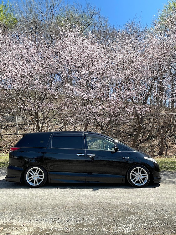 エスティマの愛車の横顔・ホイール交換・ドライブ・ゴールデンウィーク・5月もよろしくお願いしますに関するカスタム事例の投稿画像1枚目