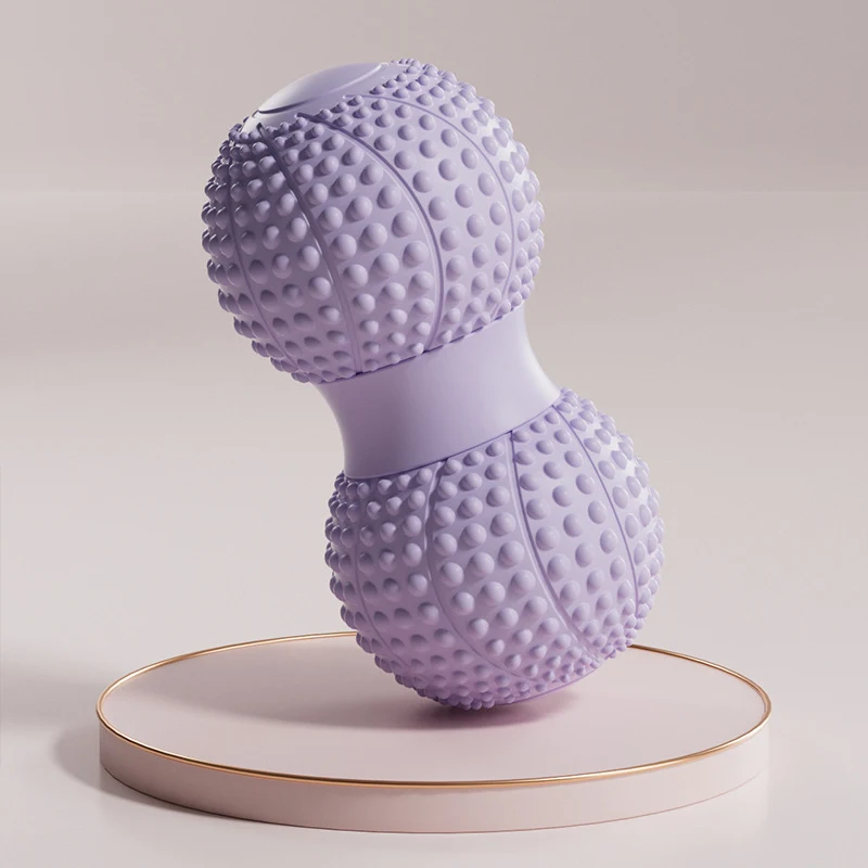 Masajeador de pies con bolas de cacahuete para fascia, relajación muscular, columna vertebral, cadera, piernas y puntos de acupuntura.