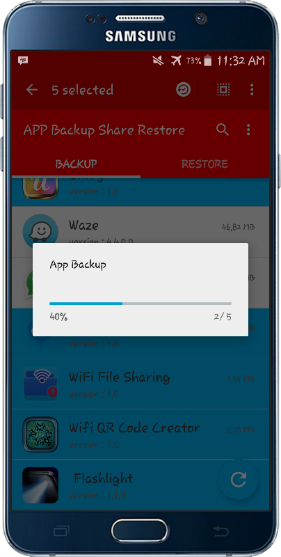    APP Backup Share Restore PRO- screenshot  