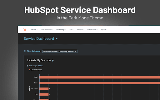 Dark Mode for HubSpot