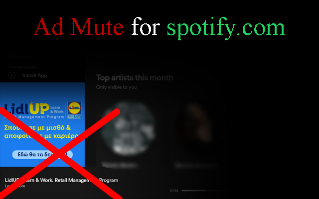 Ad Mute for spotify.com Preview image 1