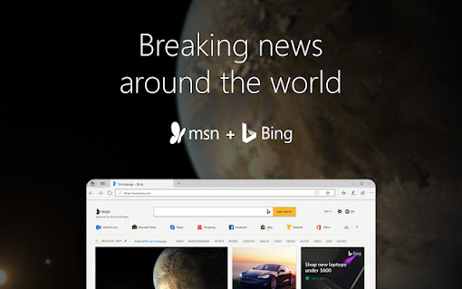 MSN + Bing for Chrome