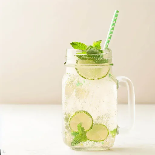 Sparkling Mint Julep Mocktail [450 Ml, Mason Jar]