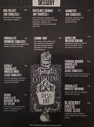 Cafe Culture menu 