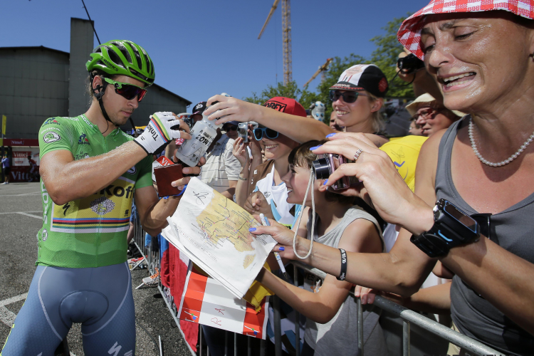 Opgepast Erik Zabel, groene Peter Sagan is daar: "Ik heb nog twee truien nodig"