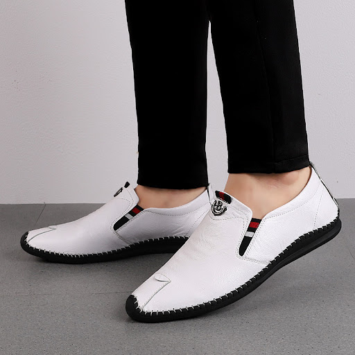 Title 5, Lazy Casual Peas Shoes in British Style for Dri...