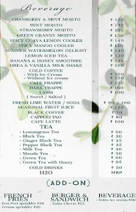 The Greenhouse Cafe menu 7