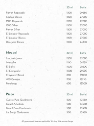 Los Cavos menu 2