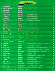 Royal Richi Rich Juice menu 1