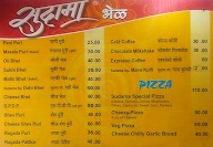 Sudarshan Bhel menu 2