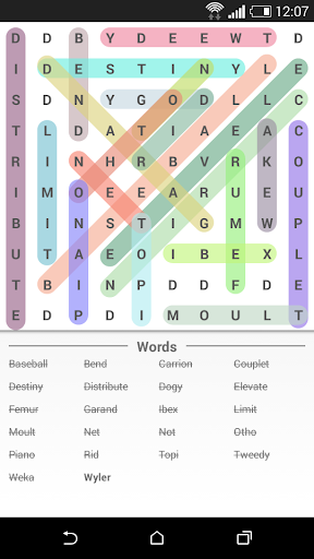 Word Search Puzzle Game