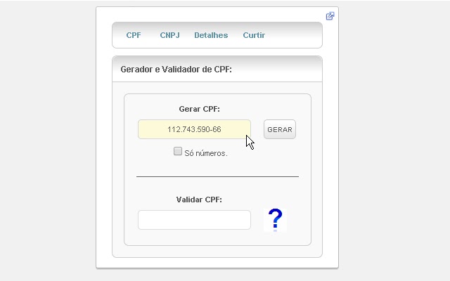 Gerador e Validador de CPF e CNPJ Preview image 1