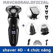 Máy Cạo Râumaycaoraumáy Cạo Râu Đa Năng Chống Nước Shaver 4D Thế Hệ 1, Thế Hệ 3 Chinh Tôc Đô Cao Va Man Led