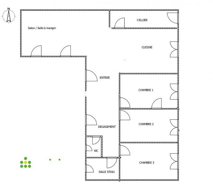 Vente maison 4 pièces 105 m² à Lamonzie-Saint-Martin (24680), 230 000 €