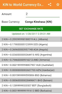 KIN to World CurrencyConverter - náhled