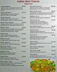 Justin - Hotel Simran menu 6