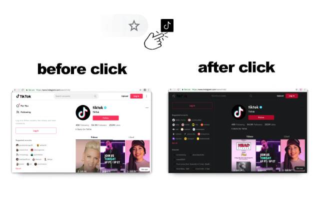 Dark theme for TikTok Preview image 3