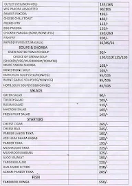 Hotel The Pinnacle menu 2