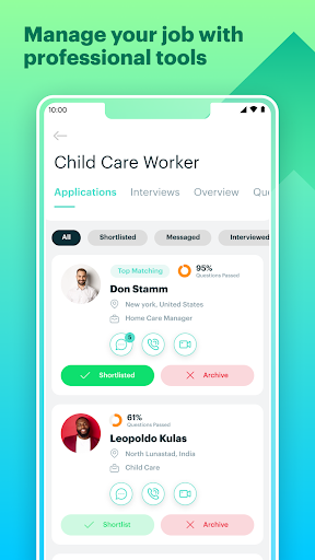 Screenshot Worquik Job Search: Jobs app