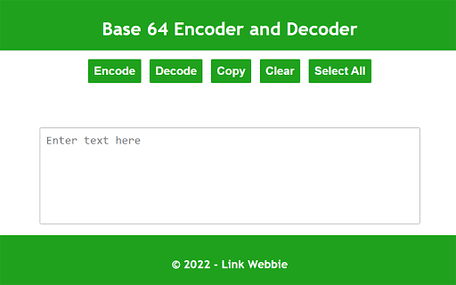 Base Encoder and Decoder Webbie 