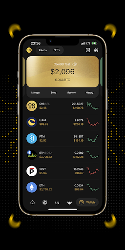 Screenshot Coin98 Super Wallet